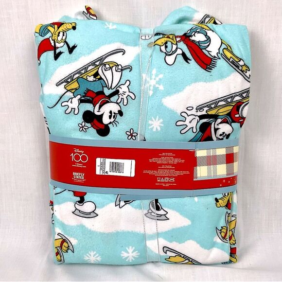 Disney Flannel Pajama Set Mickey Mouse & Friends 2 Pc Ladies Sz Small NWT Retro - Picture 4 of 4